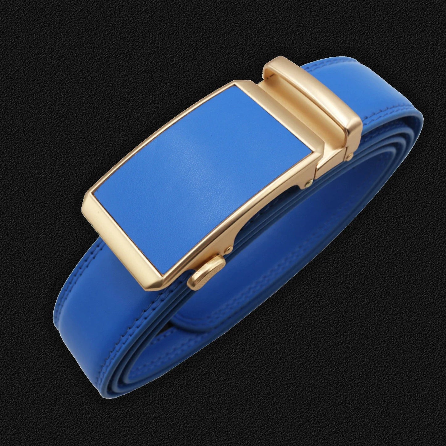 Men Automatic Buckle Belts Genuine Leather Belts for Business Men Luxury Black Strap Waistband New Fashion Brand Designer