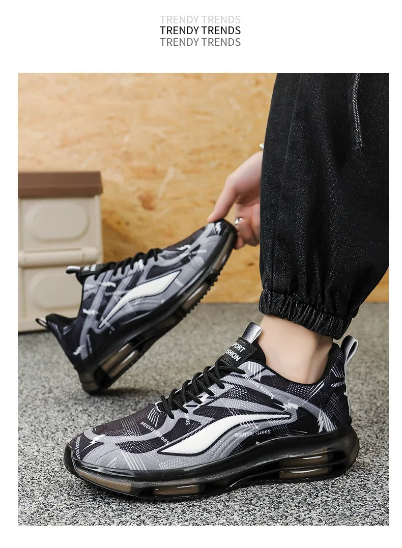 Fashion Sneakers for Men and Women,Non Slip Casual Sneakers Outdoor Athletic Sport Running Shoes Large Sizes 36-47