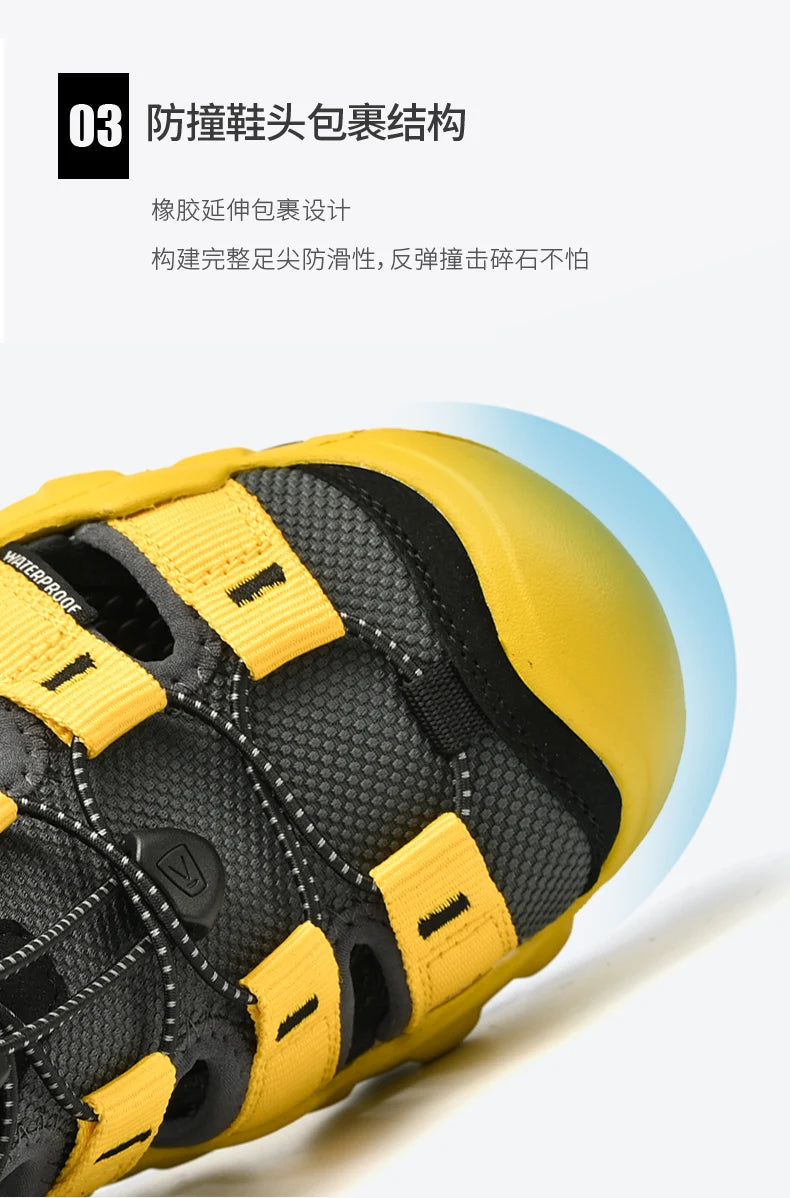 Luxury Brand Sandals For Men Outdoor Beach Shoes Unisex Comfy Non-slip Women's Summer Sandals Men's Sports Sneakers Wading Shoes