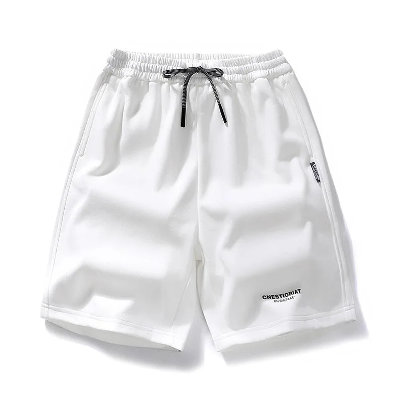 Men's Shorts Streetwear Trend Casual Loose Sporty Knees Length Shorts 2025 Summer New Fashion Stereoscopic Printed Cotton Shorts