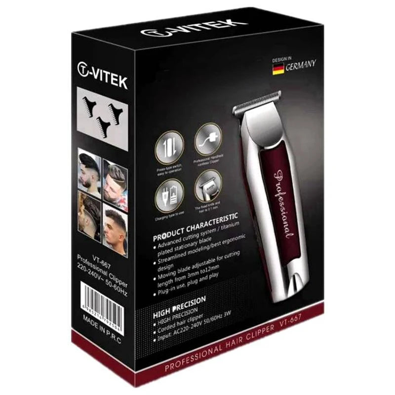 Rechargeable Hair Clipper For Men Grooming Kit Professional Electric Beard Hair Trimmer Body Edge Outline Detail Haircut Machine