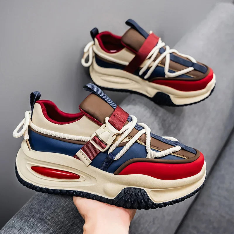 Fashion Men's Sneakers 2025 Trend Personalized Casual Men Shoes Comfort Platform vulcanized Shoes for Men Zapatillas De Hombre