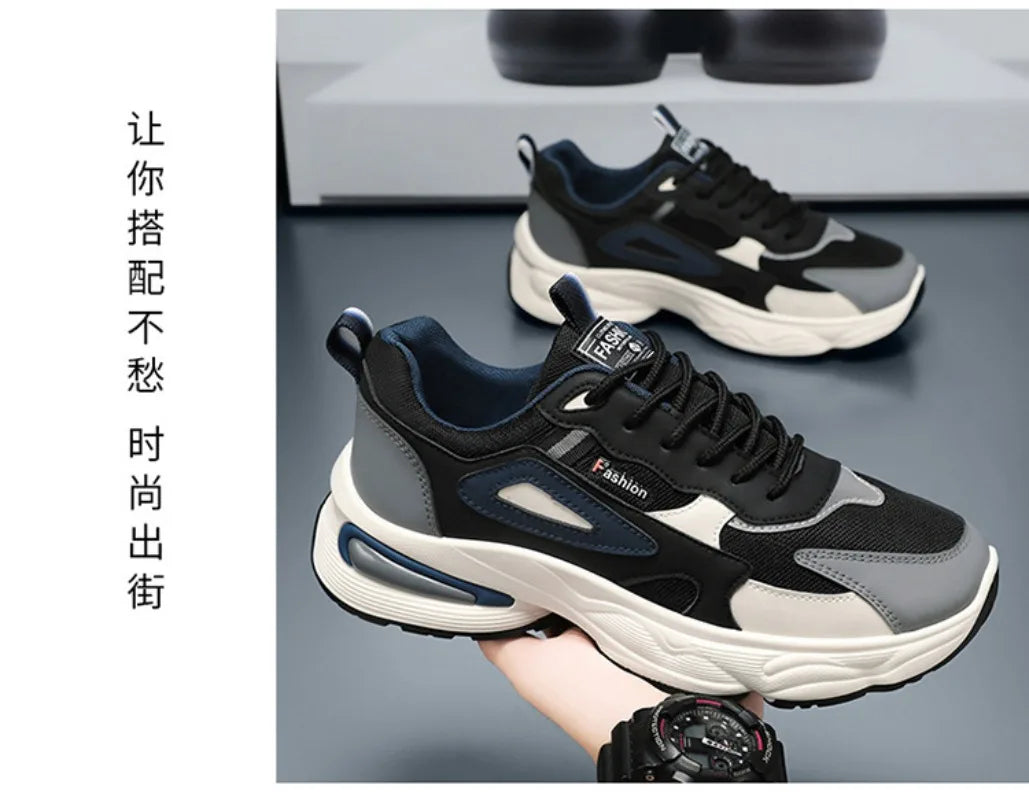 2025Trendy Sneakers for Men Shoes Summer Outdoor WearResistant Casual Sports Skateboard Shoes Fashion Breathable Shoes Man Shoes