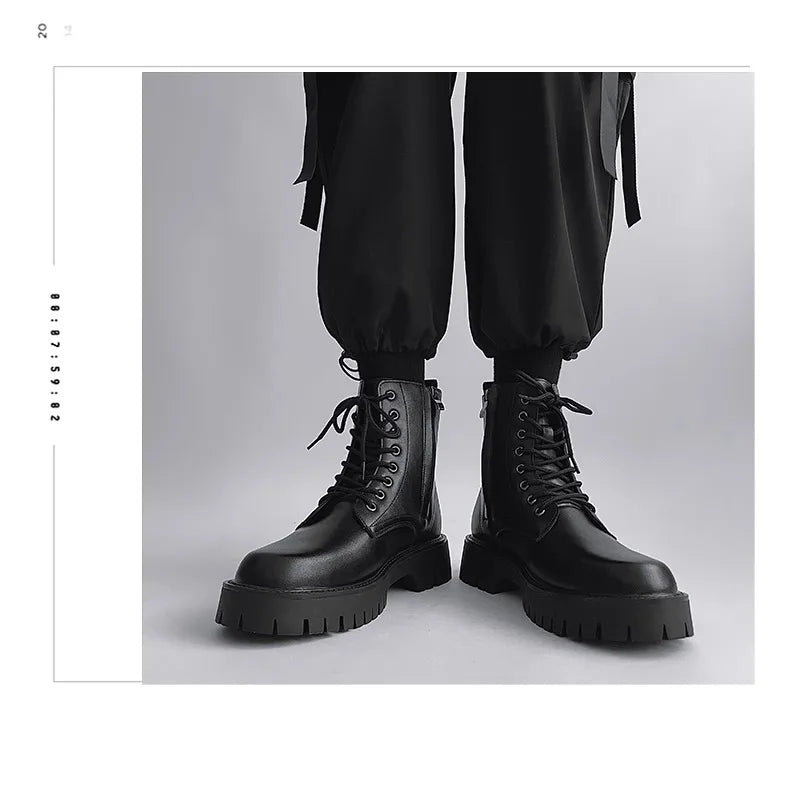 Tactical Boots Men Man Shoes Work and Safety Shoes Dress Booty Man High Heel Ankle Boots Mens Shoe Casual Sneakers Men's Boot