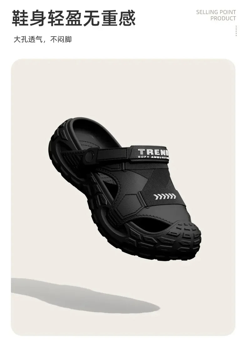 Men's Shoes Summer Luxury Sandals Slippers Flat Sandals Beach Slip on Shoes Man Sneakers Platform Beach Sports Sandals 47 Clogs