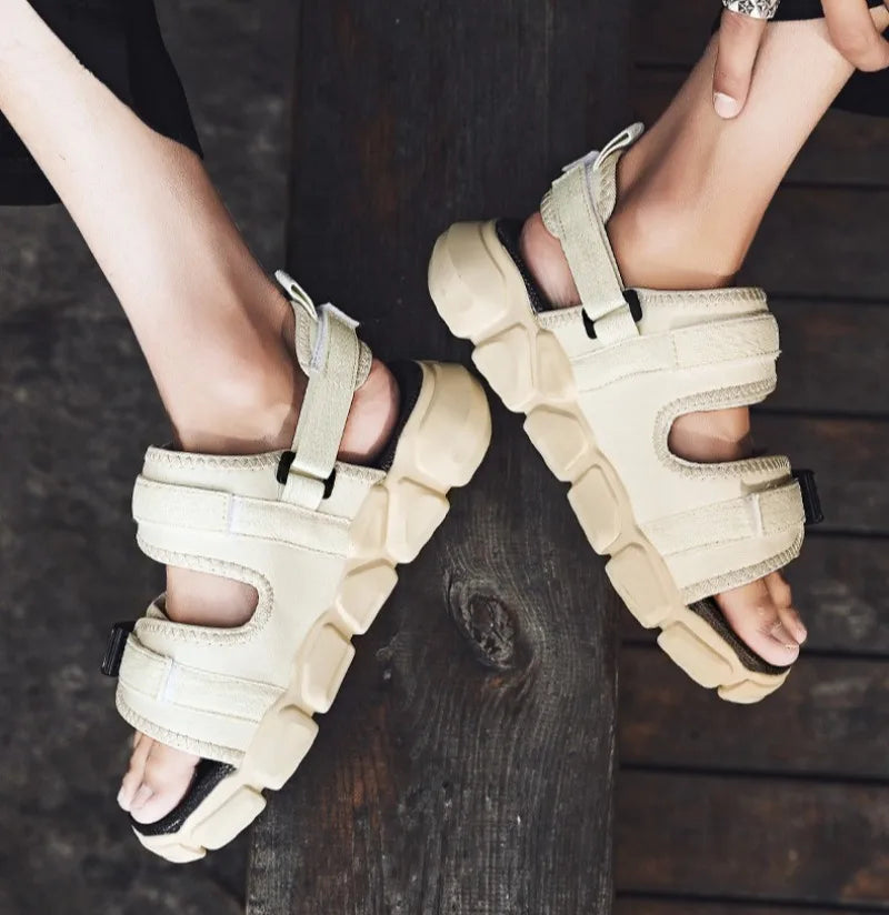 Summer High Quality Beach Sandals for Men Outdoor Breathable Wear-resistant Men Casual Sandals Fashion Holiday Shoes Zapatos De