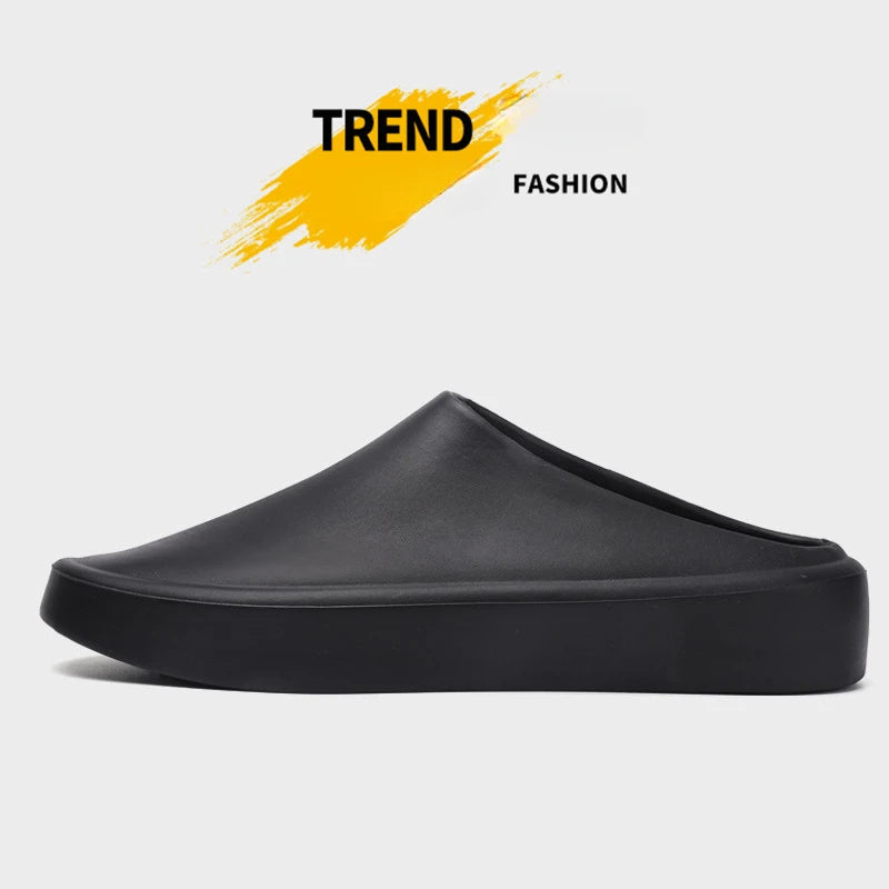 Comfortable Slippers for Men Women Stylish Summer Beach Slides Couples Hollow Out Sandals Anti-Slip Bathroom Slippers