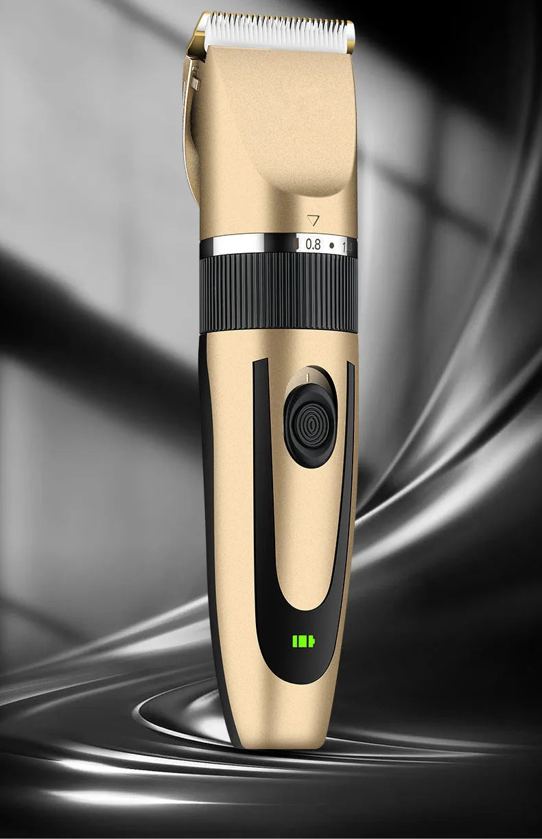 Rechargeable Electric Hair Clipper and Shaver for Men, Adjustable Beard Blade Razor, Pet Clipper