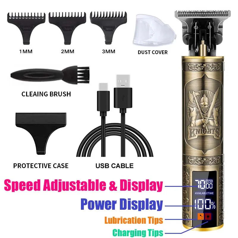 Electric Trimmer Hair Clipper for Men Cutting Machine Shaving Haircut Beard Trimmer Barber Cutter Mower Men's Electric Shaver