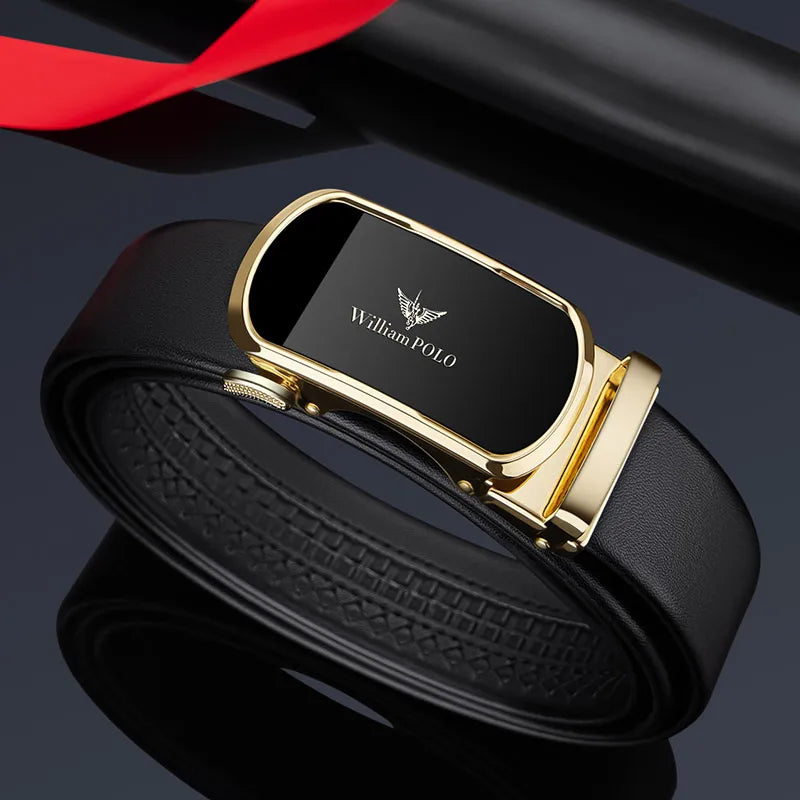 Men Belts Luxury Brand Designer Automatic Buckle Belt  Business Casual Dress Belts Gift for Men