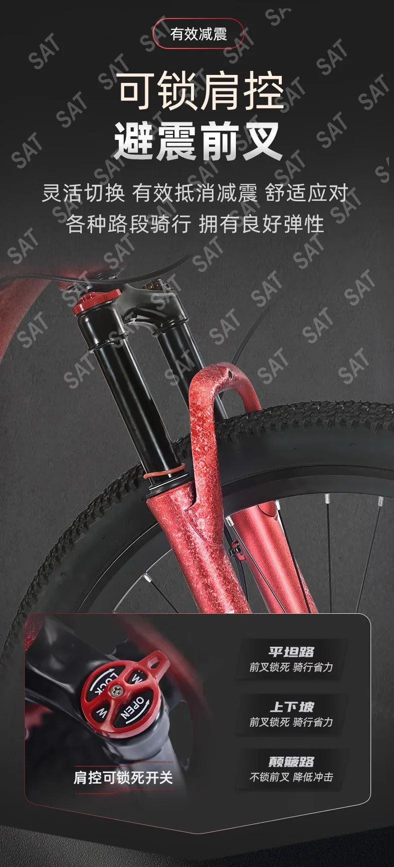 -For Customized 26 27.5 Inch Carbon Steel Green MTB Variable Speed Oil Disc Brake Suspension Fork Mountain Bicycle Road Bikes