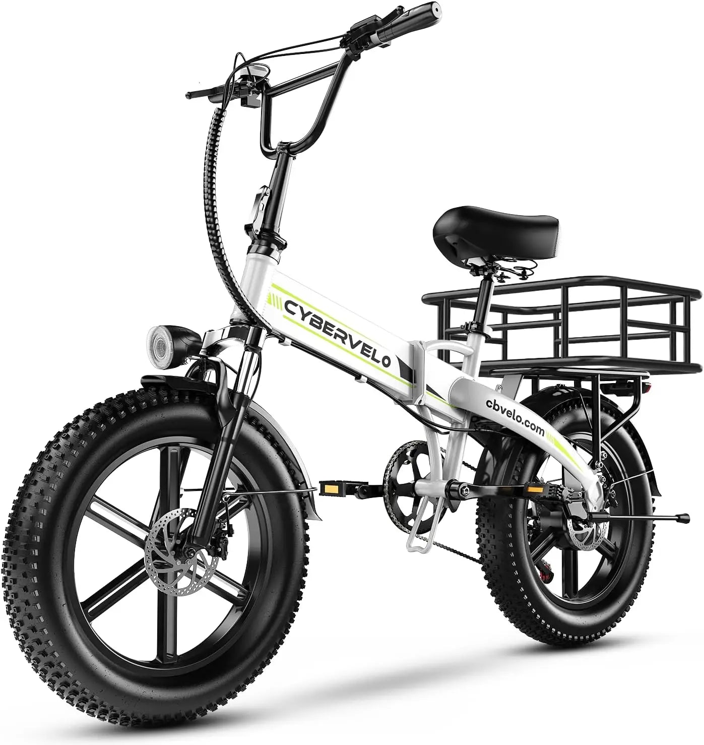 Rear Bike Basket With Large Rear Bike Rack Basket for Bike,Heavy Metal Rear Bicycle Basket Perfect Mount for Electric Bike