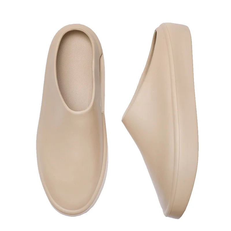 Comfortable Slippers for Men Women Stylish Summer Beach Slides Couples Hollow Out Sandals Anti-Slip Bathroom Slippers
