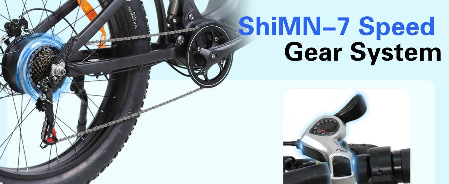 BAOLUJIE 1200W/5000W Ebike Mountain Ebike Fat Tire 48V/52V Battery Electric Bicycle Max 38MPH Electric Bike for Adults Off-road