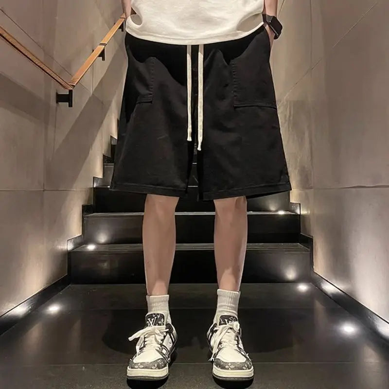 Shorts for Boys in Summer Thin Sports Loose Summer Casual Mid-sized Pants for Youth 2025 Five-point Pants Basketball Pants