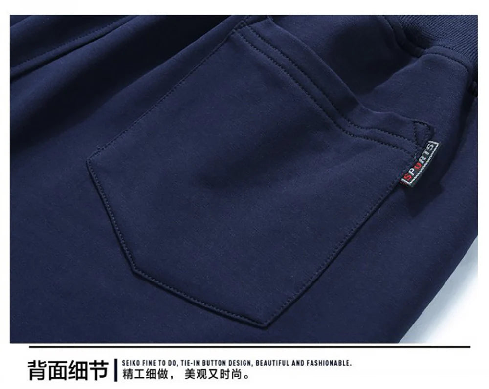 New Men's Shorts Summer Breeches Cotton Casual Sweat Men Hip Hop Streetwear Loose Jogger Shortspocket Beach Short Pants