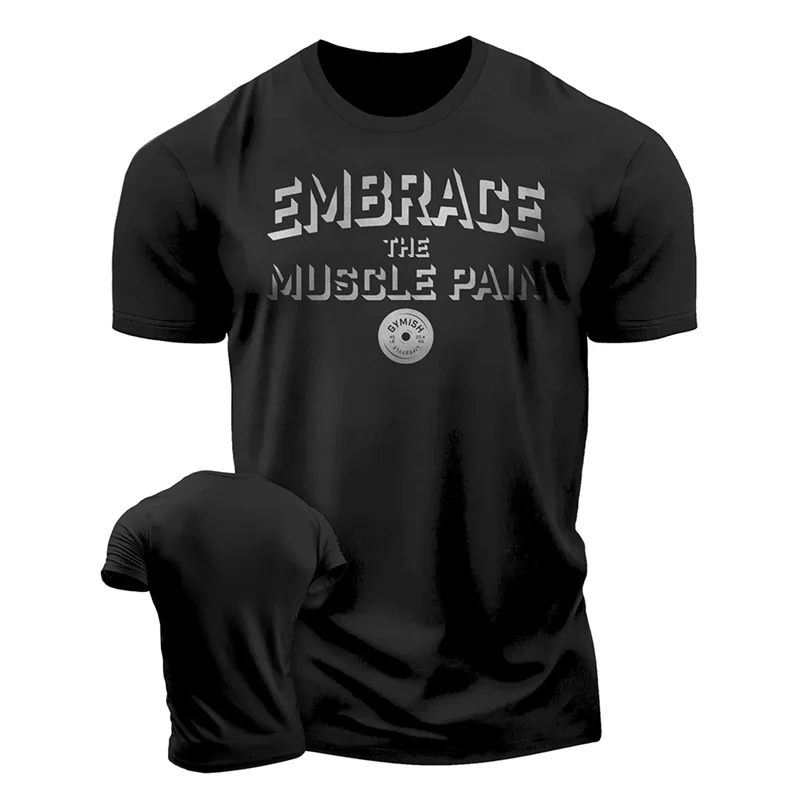 Fashion Mens Workout 3D Printed T-shirts Summer Trend Streetwear Short Sleeve Gym Sports T Shirts Streetwear Oversized Tees Tops