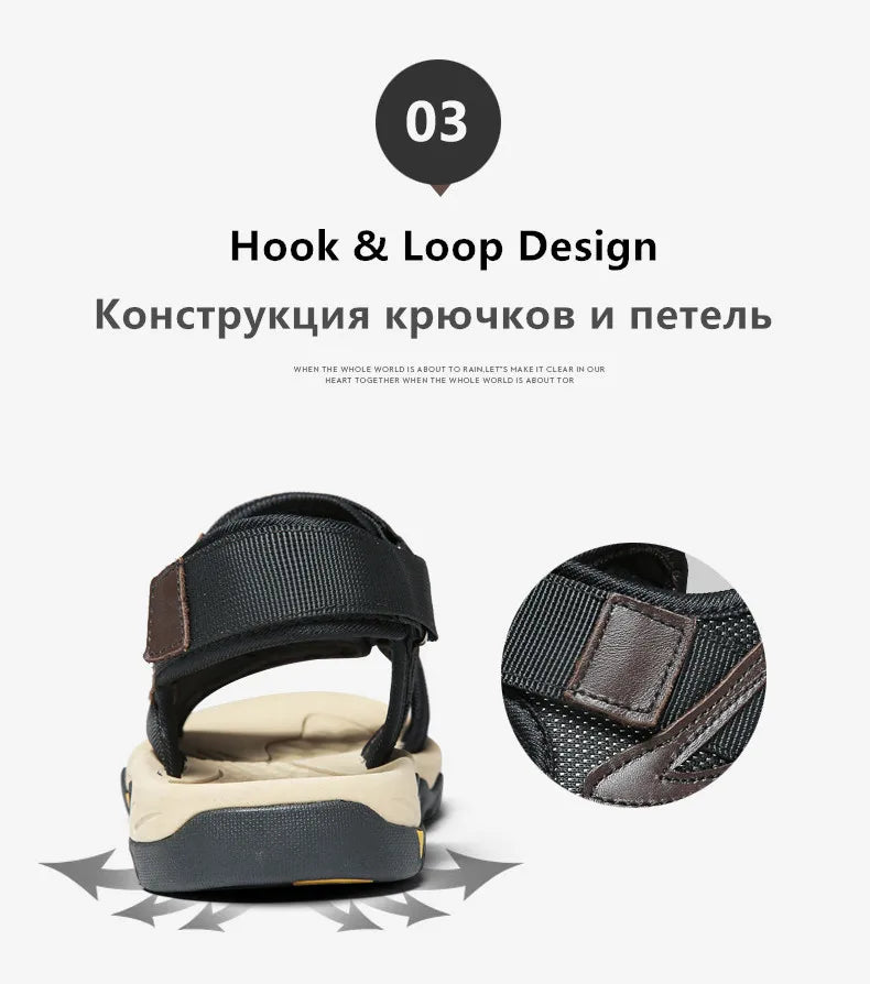 Big Size Summer Comfortable Outdoor Men's Sandals Lightweight Men Shoes For Male Casual Shoes Water Walking Soft Beach Sandals