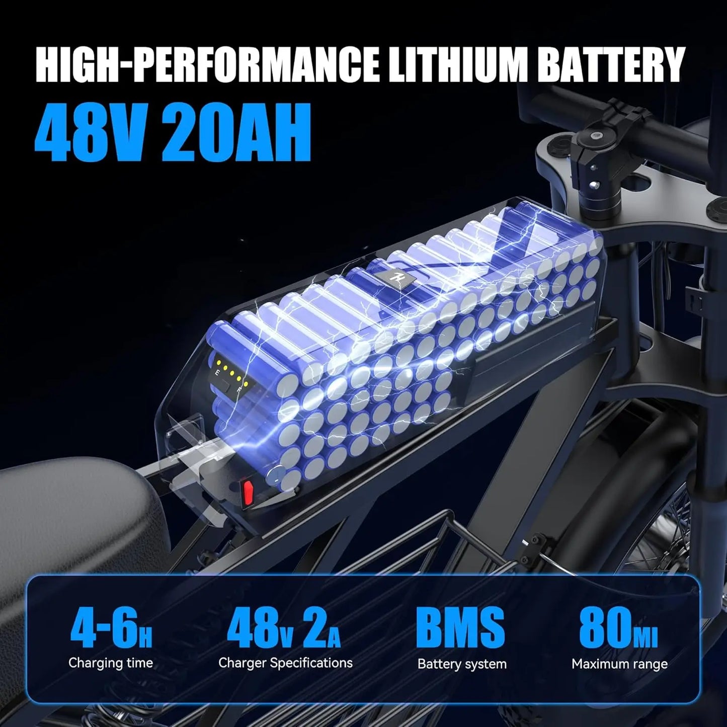 Electric Bike for Adults,48V 20AH - Peak Power 1500W Brushless Motor Electric Bicycle - Max Speed 31-35MPH -, Customized