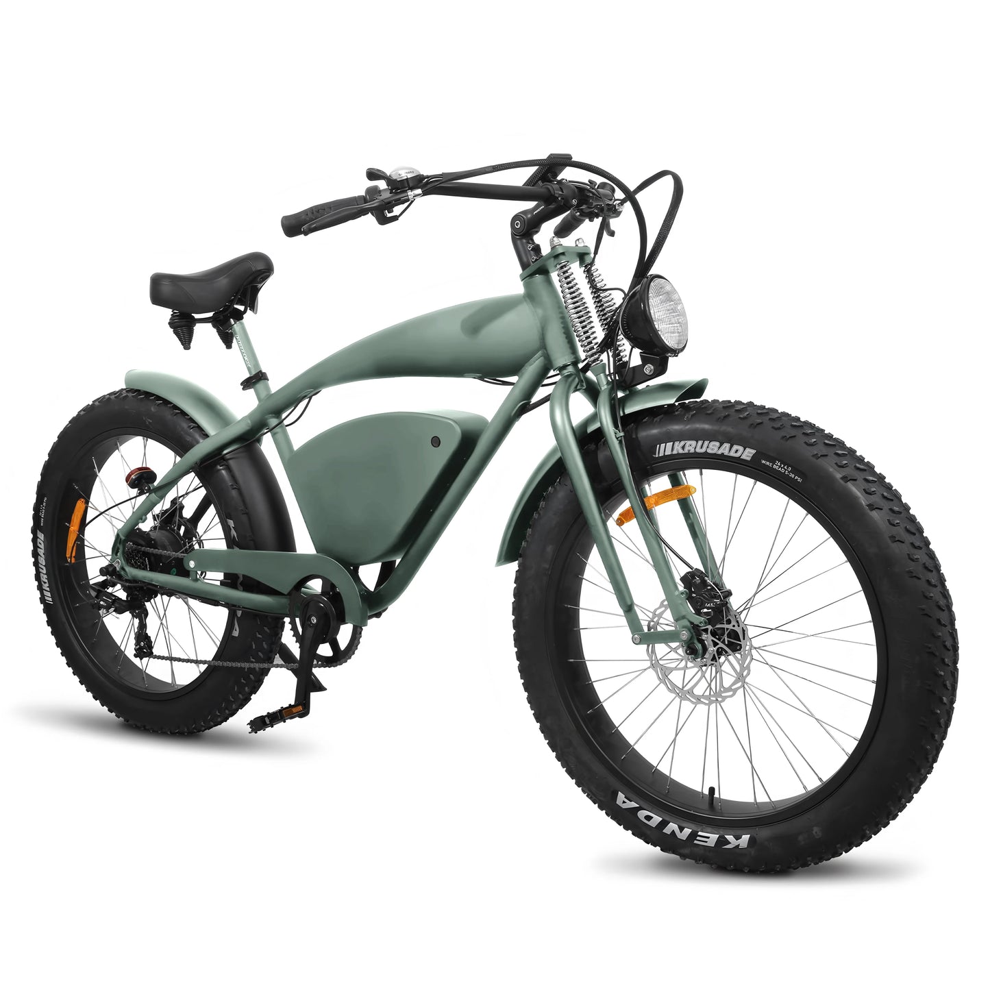 Xtion Electric Mountain Bike 48V 37MPH All-Terrain Fat Tire E-Bike, 45 Mile Dual Suspension Off-Road Beach with LCD Display UL