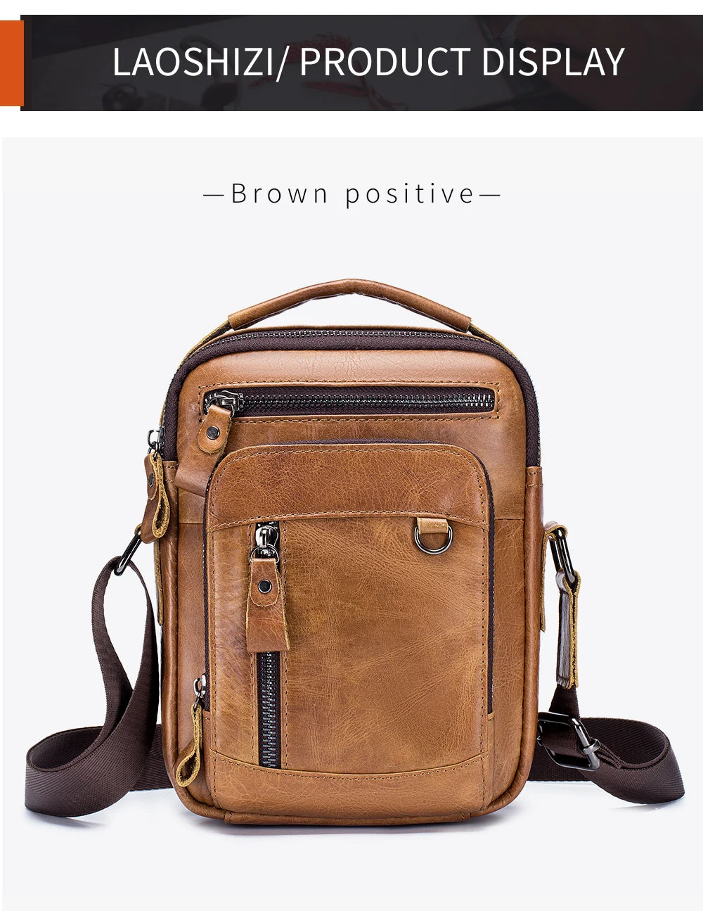 Brand 100% Genuine Leather Men's Shoulder Bags Messenger Bag for Men Crossbody Bags new Small Man Designer Handbag Bolso Male