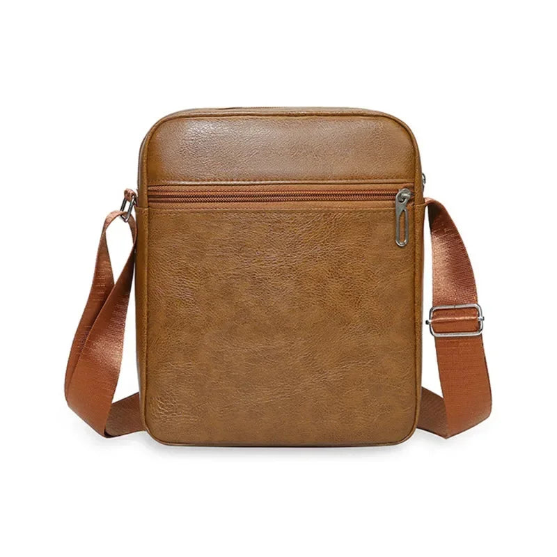 Men's Genuine Leather Crossbody Shoulder Bags High quality Tote Fashion Business Man Messenger Bag Leather Bags fanny pack