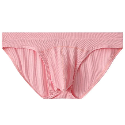 Underwear Men Threaded Low Waist U Convex Pouch Breathable Briefs Summer Quick-Drying underpants men Bikini Slip Homme panties