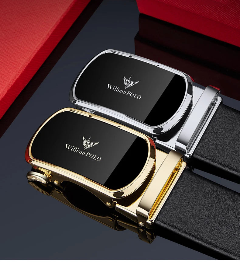 Men Belts Luxury Brand Designer Automatic Buckle Belt  Business Casual Dress Belts Gift for Men