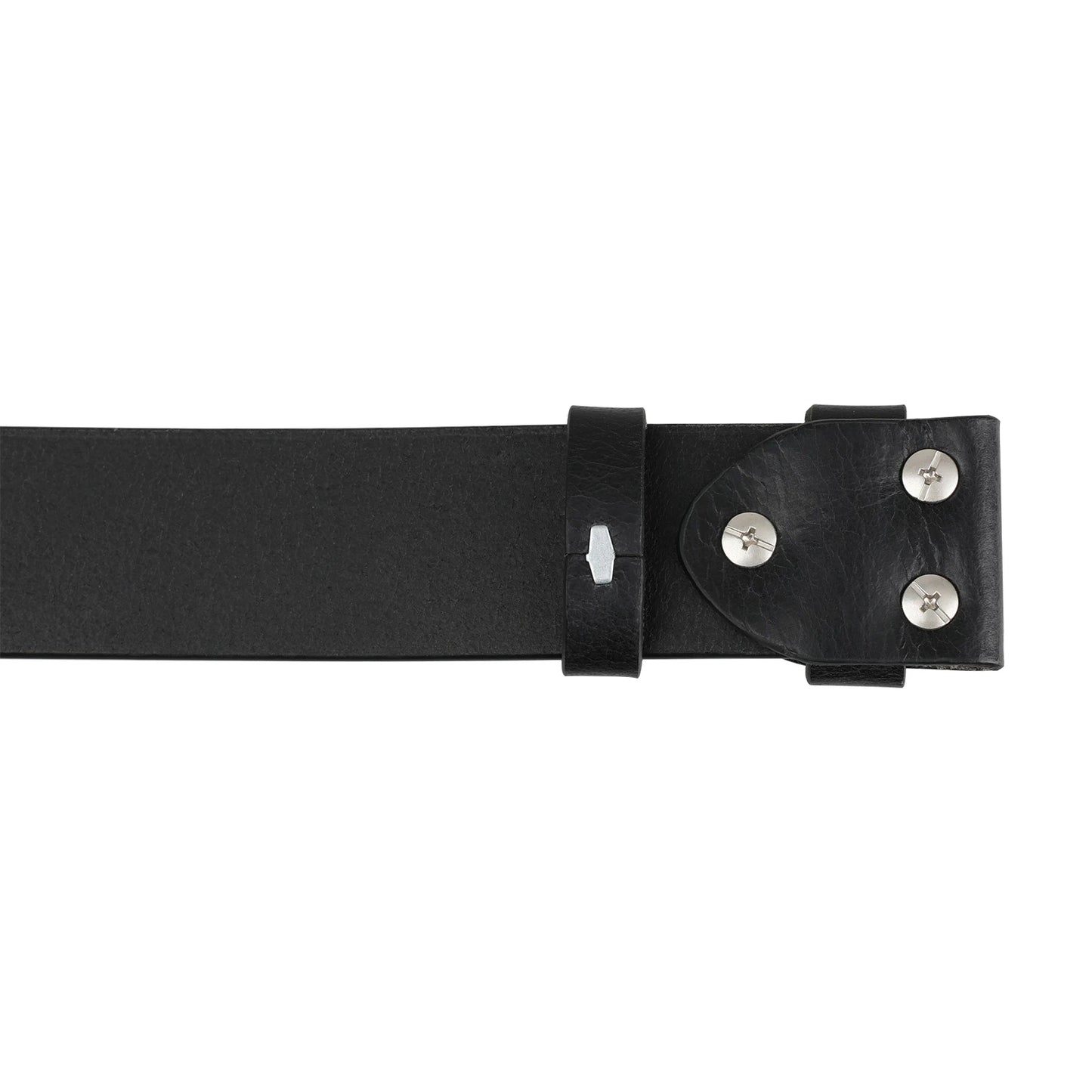 No Buckle Genuine Leather Belts for Men Retro High Quality Width 3.8CM Fashion Cowskin