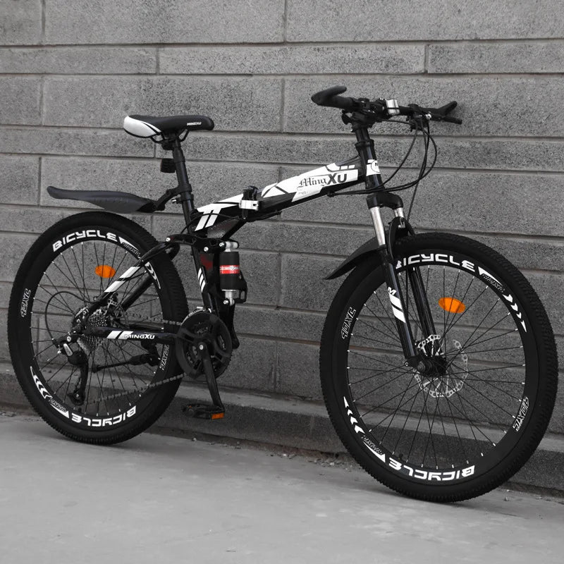 Bike Folding Mountain Bike  Double Shock Absorption