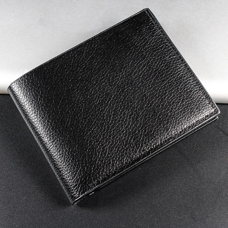 1PC Men's Wallet Leather Men Wallets Premium Product  Artificial leather Wallets for Man Short Black Walet Portefeuille Homme