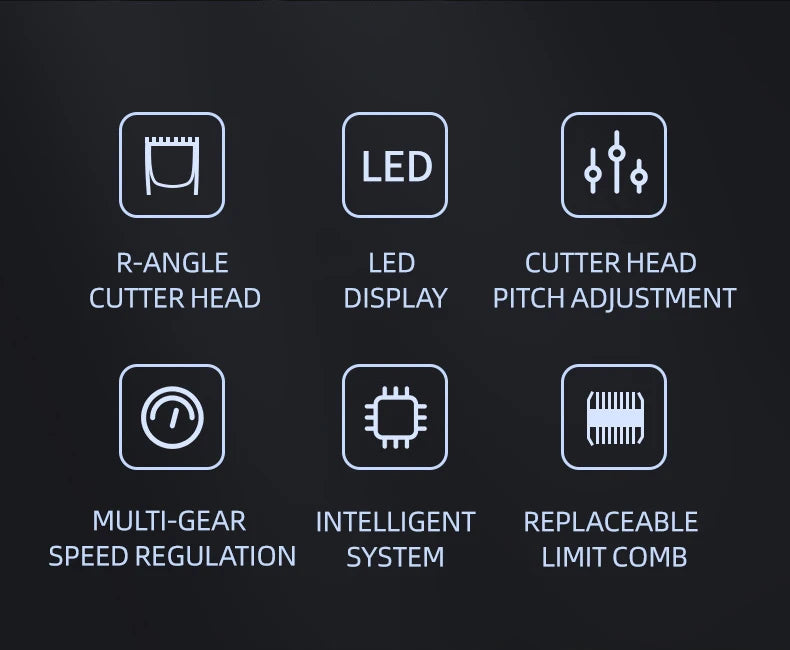 Professional electric hair clippers, professional hair clippers for hair salons, household electric clippers, universal fast-cha
