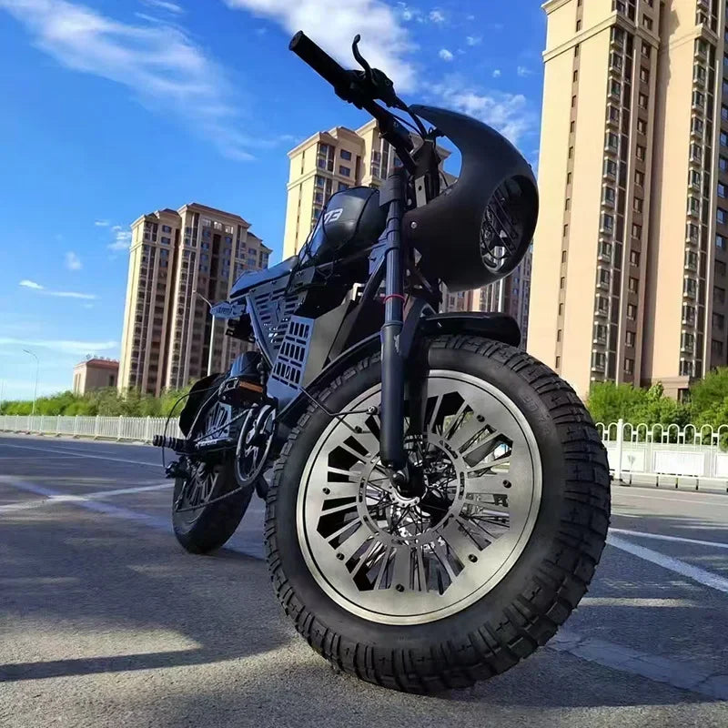 20-Inch electric vehicle mountain bike off-road power lithium battery small transportation beach motorcycle battery car
