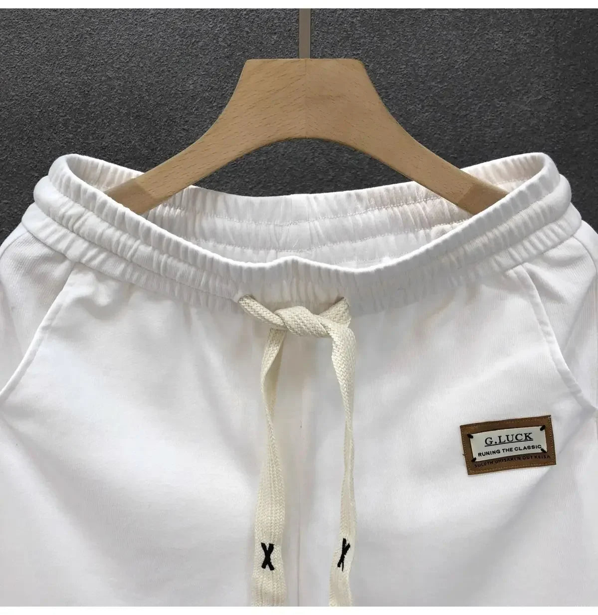 Men's Clothing White Shorts Summer 5-Inch Casual Trendy Sporty Lightweight Versatile Streetwear Fashion New