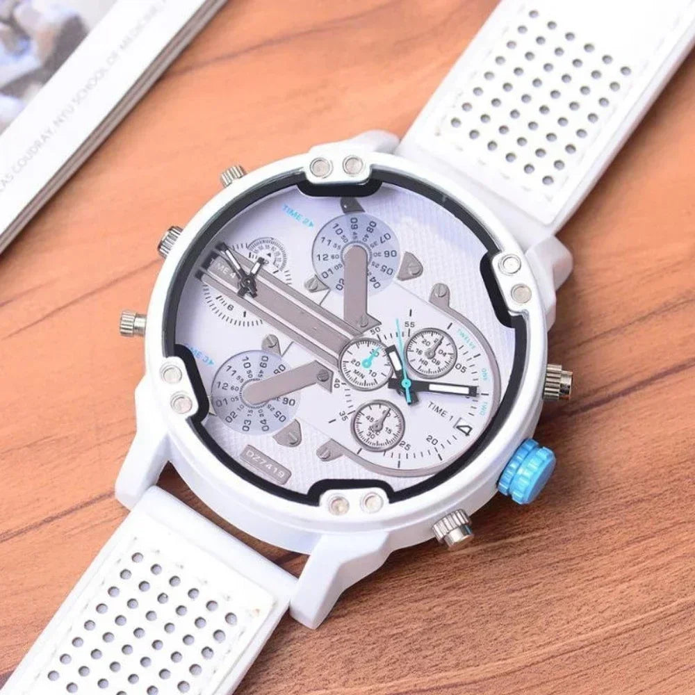 Wristwatch Smart Watches For Men Big Large Dial Watch Fashion Individual Silicone Belt Quartz Clock Sports Business For Women