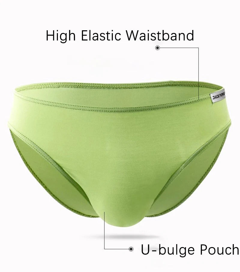 Men's Underwear Modal Briefs High Quality Soft Male Pants Breathable Comfortable Youth Underpants Men Sexy U Bulge Pouch Panties