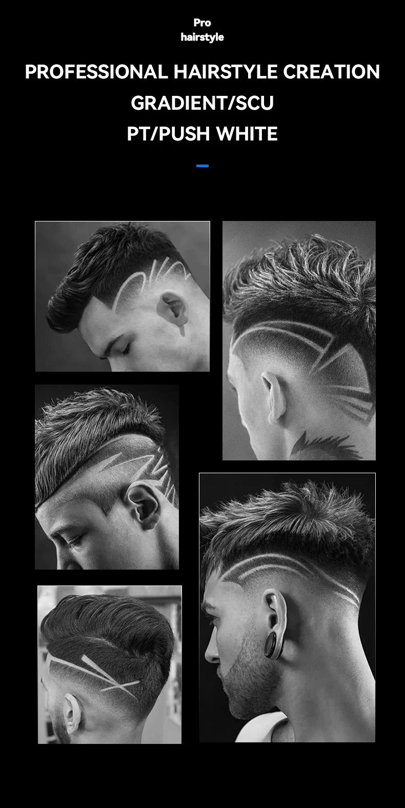 Kemei 2299 Electric Hair Clippers Man Professional Cordless Hair Trimmer Beard Shaper Tools Rechargeable Haircut Machine Carving