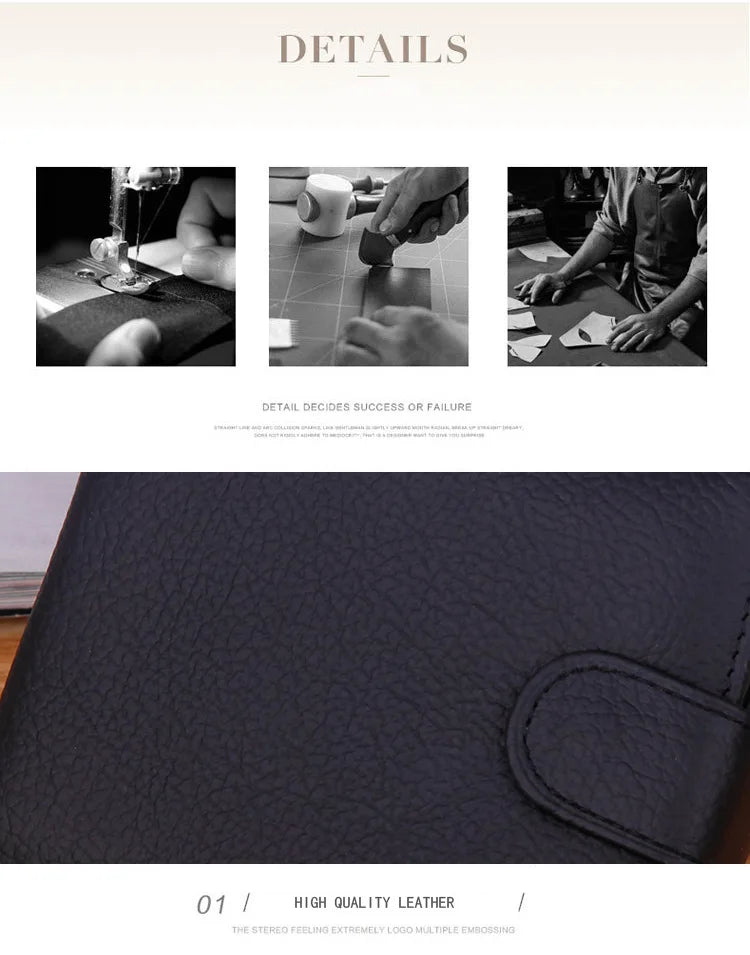 Genuine Leather Men Wallets Classic Free Engraving Name Zipper Purse Man Card Horder Famous Brand Quality Male Wallet For Boy