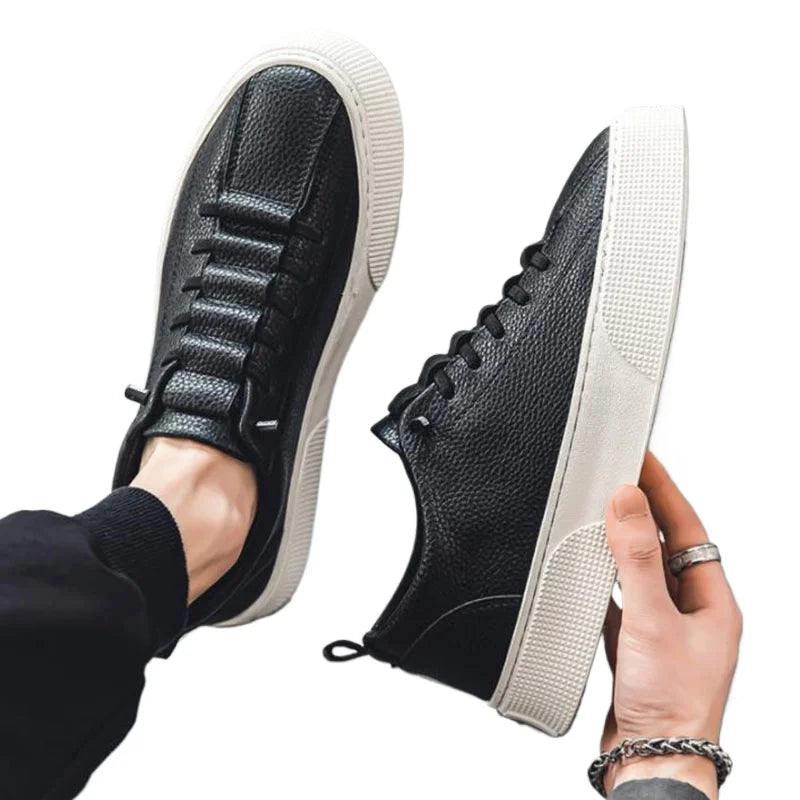 White Sneakers for Men  Fashion Casual Lace Up Round Toe Flat mens Running Sport Shoes Zapatillas Deportivas Hombre 2024