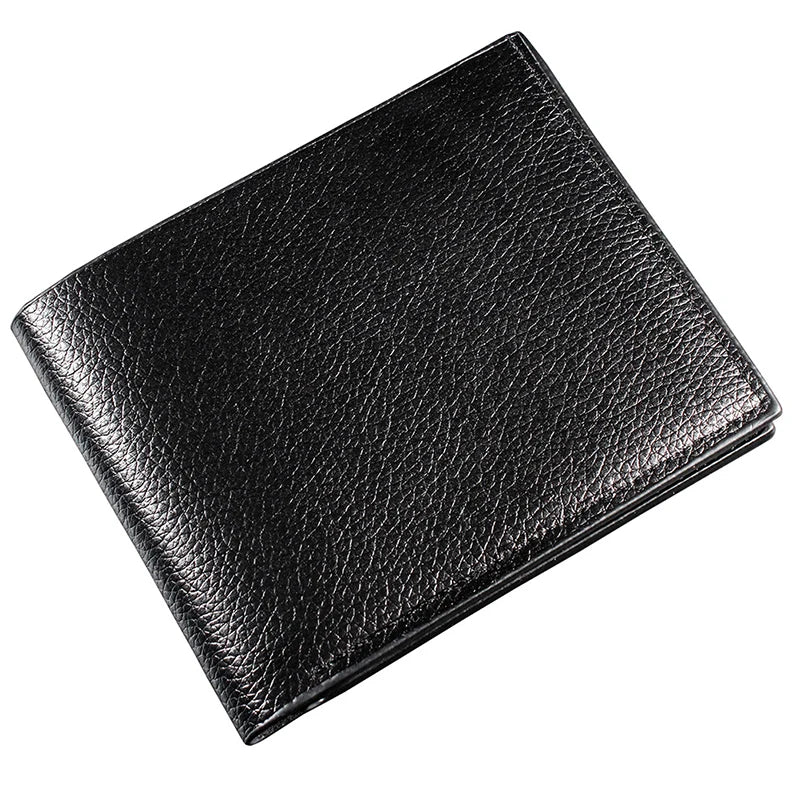 1PC Men's Wallet Leather Men Wallets Premium Product  Artificial leather Wallets for Man Short Black Walet Portefeuille Homme