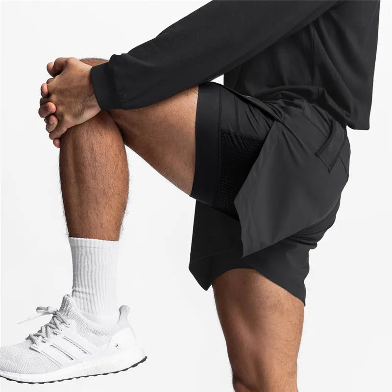 Men's Running Shorts Quick Dry Fitness Training Gyms Shorts Mens Summer Short Pants Male Jogger Workout Beach Sport Shorts Men