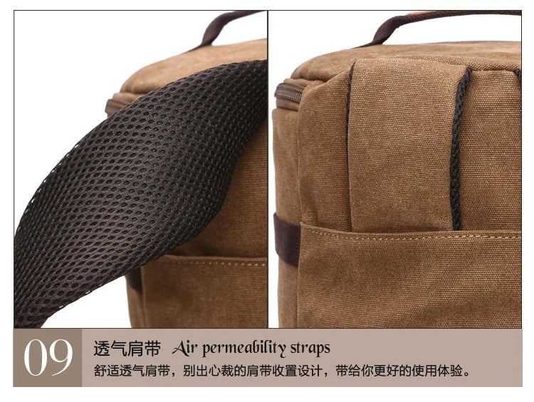 2025 Fashion Large Man Travel Bag Mountaineering Backpack Male Luggage Canvas Bucket Shoulder Army Bags For Boys Men Backpacks