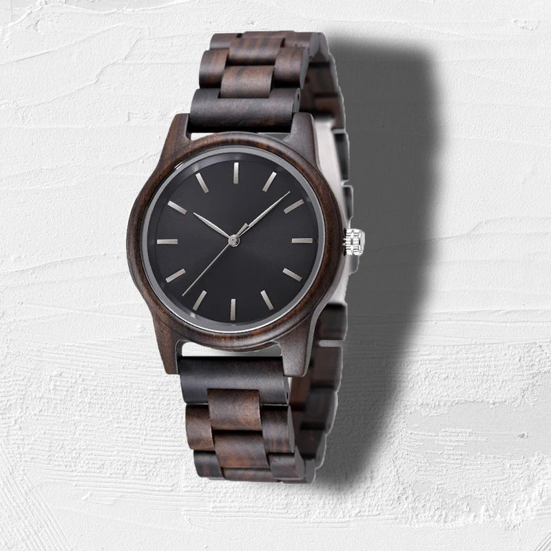 Watches Wooden Watches Men's Handmade Vintage New Wooden Quartz Watches with Stylish Natural Wooden Watches Uniquely Customized