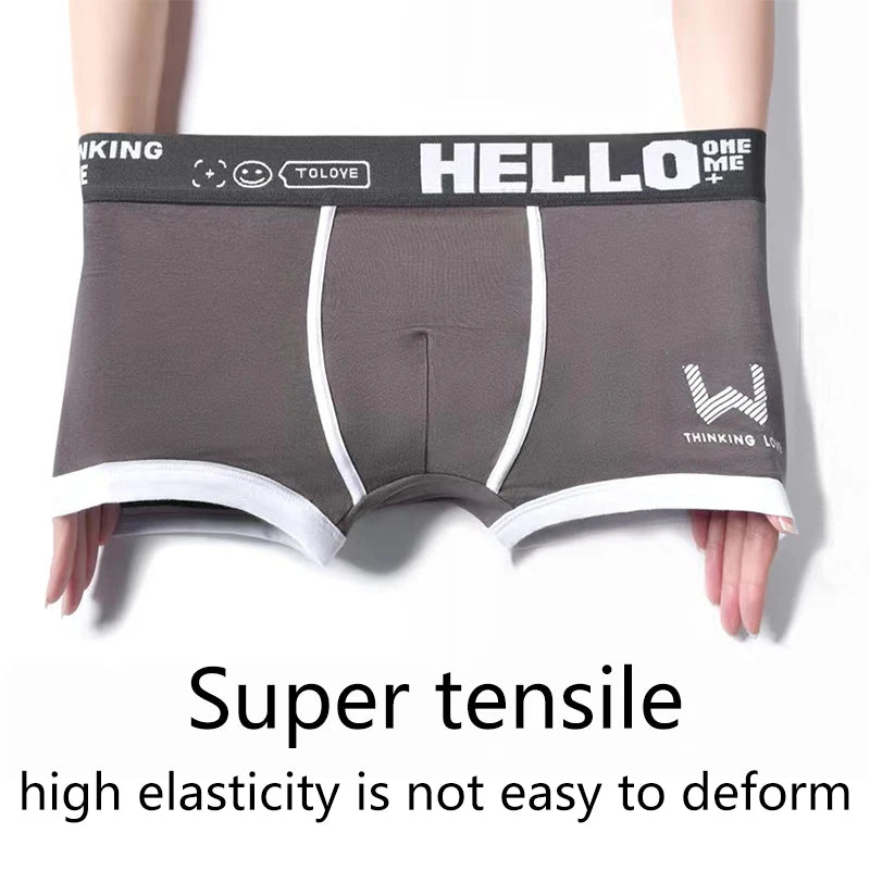 Men's underwear letters Breathable and comfortable small size skinny men's underwear