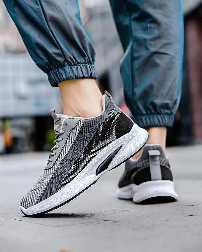 Men's shoes Casual lightweight non-slip fashion sneakers Breathable running shoes Outdoor walking training tennis shoes for men