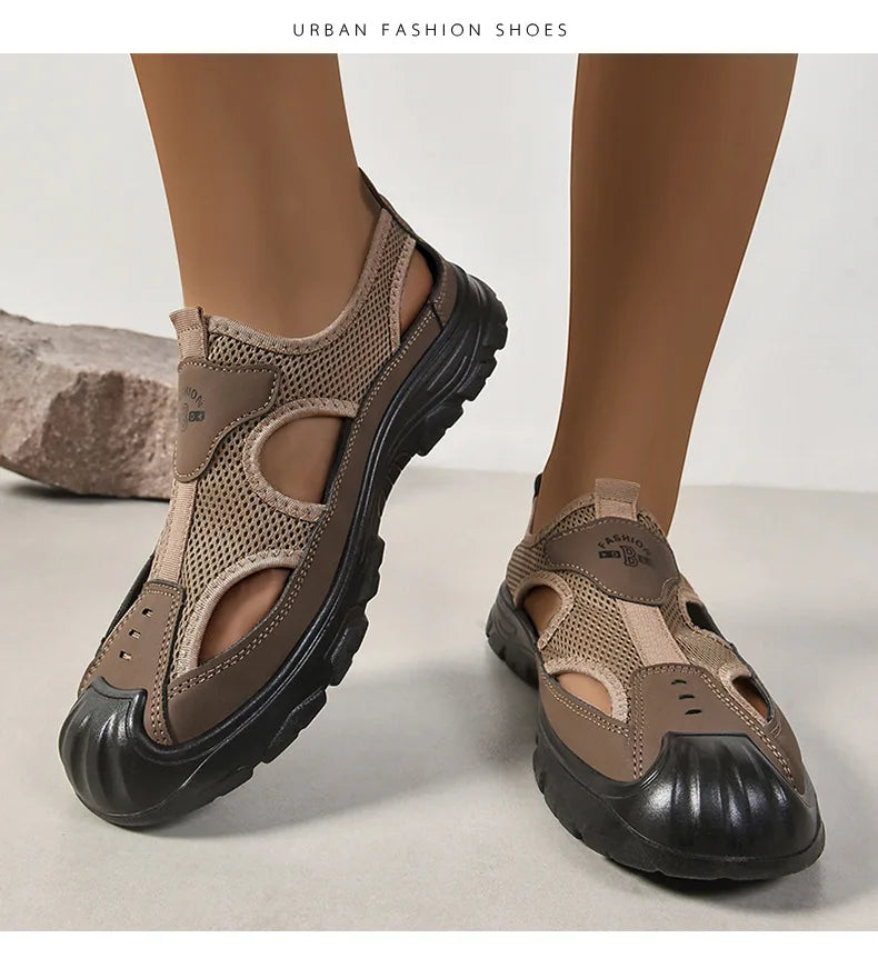 Men's Sandals 2025 New Style Diving Shoes Beach Outdoor Mountaineering Shoes Outdoor Large Sandals 39-46
