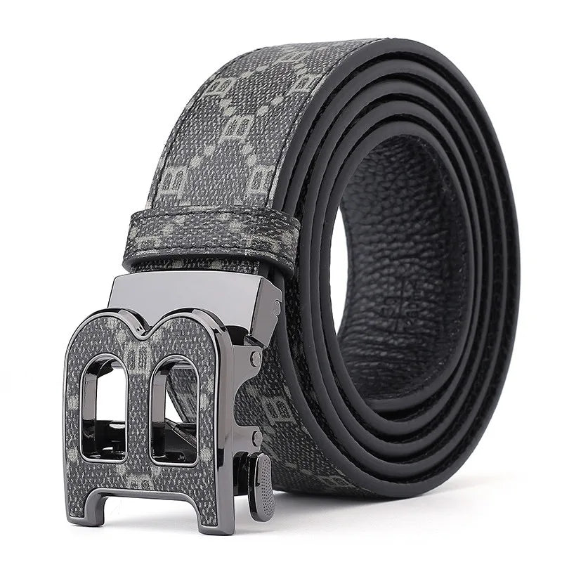 2025 New Business Men Belts Casual Fashion Luxury work belt Designer Famous Brand Male B Buckle Leather Belt for men jeans