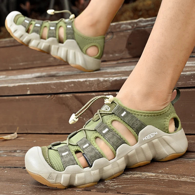 Luxury Brand Sandals For Men Outdoor Beach Shoes Unisex Comfy Non-slip Women's Summer Sandals Men's Sports Sneakers Wading Shoes