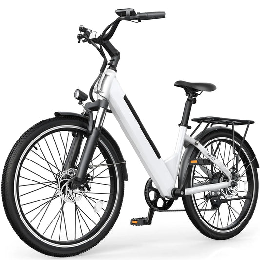 Electric Bike for Adults,26" Step-Thru EBike with 1000W Peak Motor,50 Miles 21.7MPH Adult Electric Bicycles with, Customized