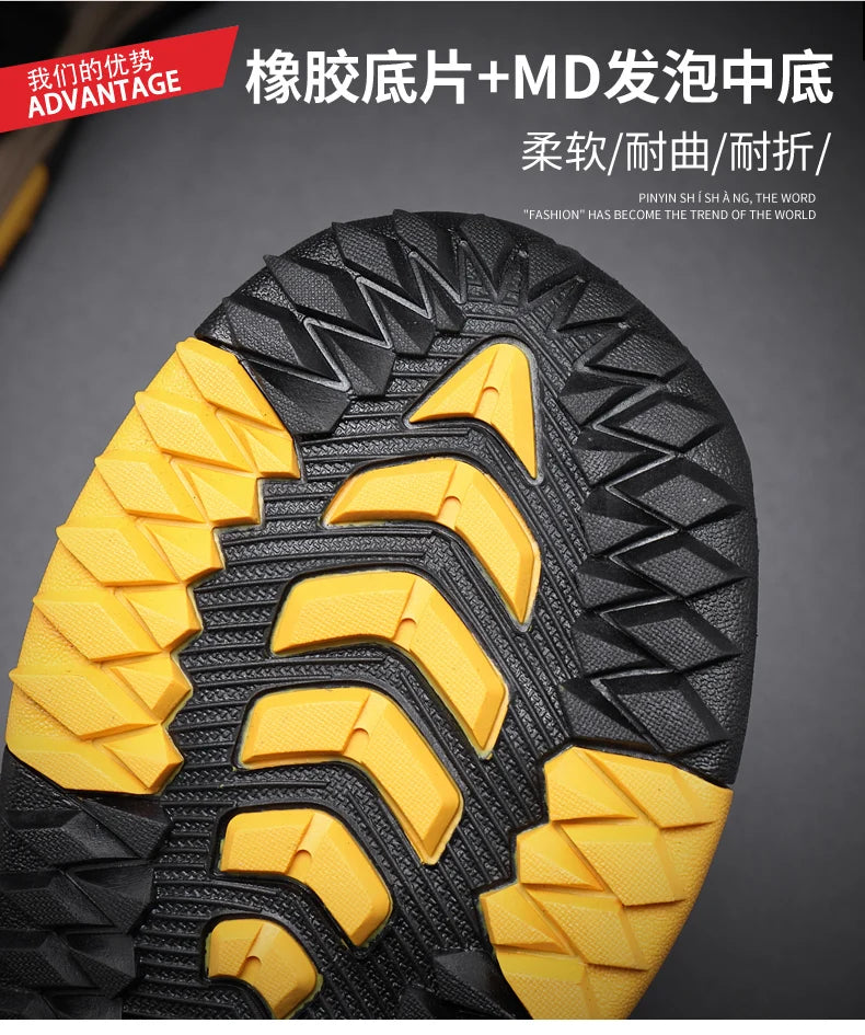 Summer Men Sandals Genuine Leather Mens Casual Shoes Outdoor Men Leather Sandals for Men Beach Shoes Roman mens Shoes